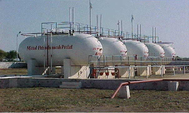 gas tank installation