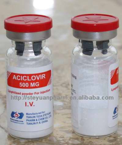 aciclovir 500mg lyophilized powder for injection