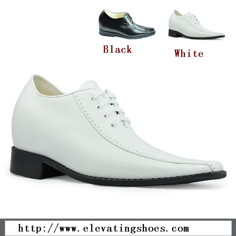 6131-Europe leather shoes for men to grow 3.15 inches taller