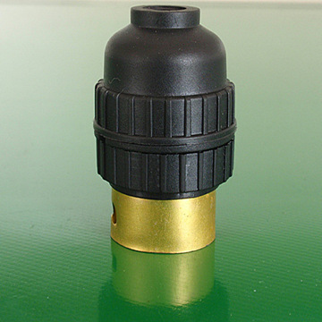 B22 200 PBT Lamp Holder with Aluminun Ring