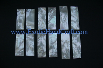 White mother of pearl slabs