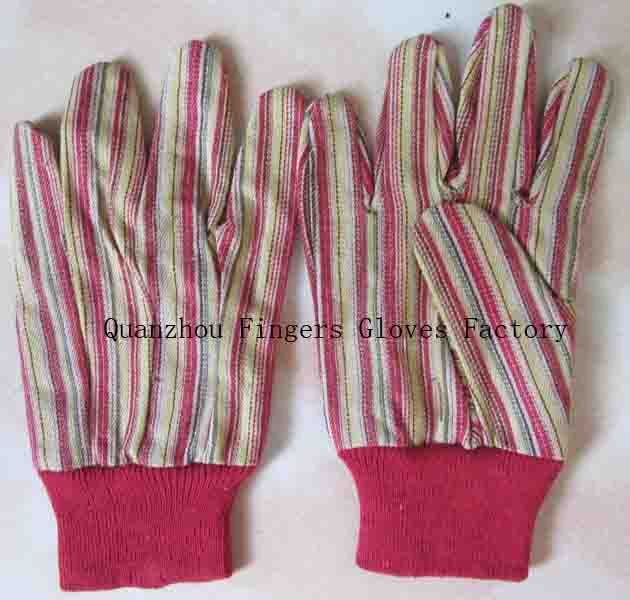 WW-1004 New Printing Design Garden Glove Without PVC Dots