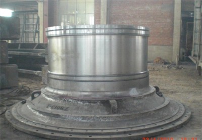 Mill head for ball mill
