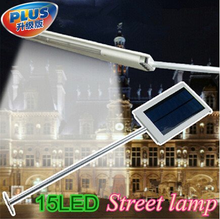 15 LED Solar Sensor Lighting Solar Lamp Powered Panel LED St