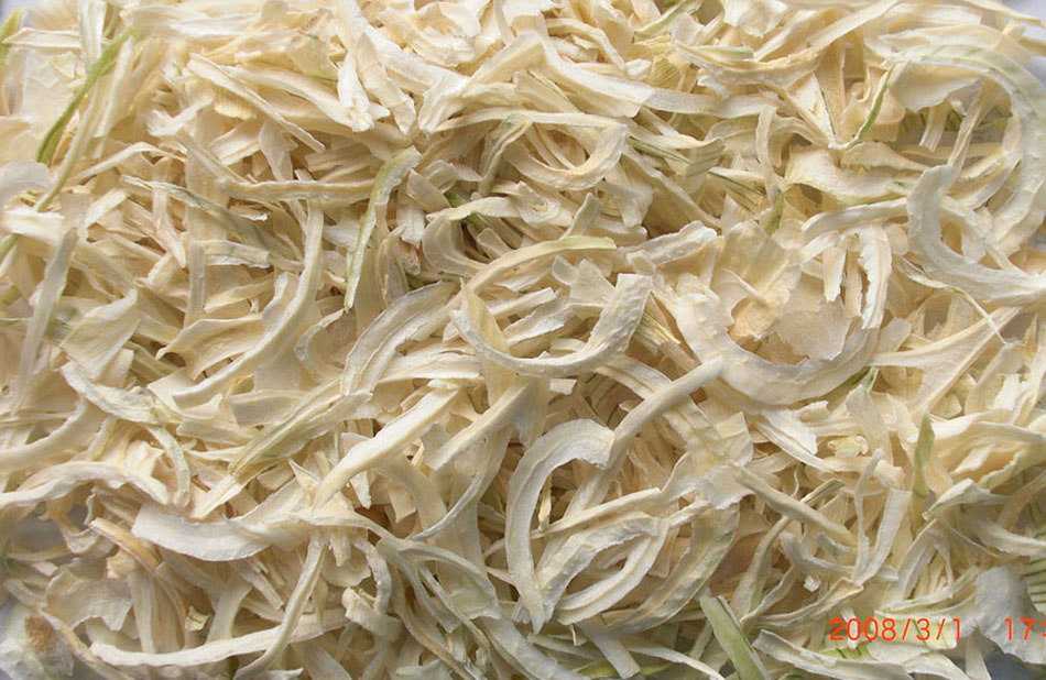 dehydrated white onion slice