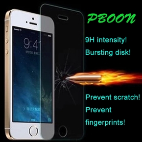 Tempered glass film screen protector for iphone 5S,5C,4S