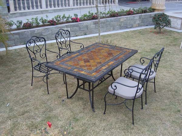 Slate Mosaic Table, coffee table, garden coffee table