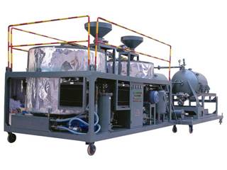 Engine oil recycling system/ oil regeneration system