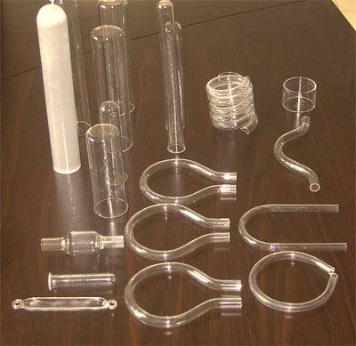 Futher processing quartz glass tube