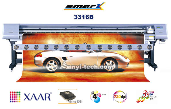 Xaar 128/128 Series Smark 3316B Solvent Printer