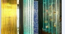 decorative glass pillar for screen