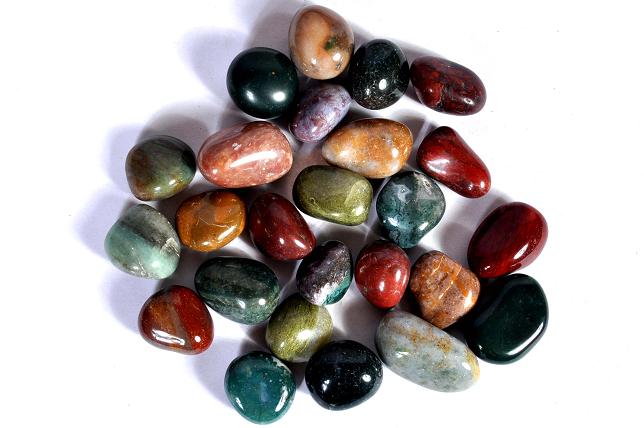 Камни в изделиях Pandora, Trollbeads и других брендов - 1 Fancy_Agate_Tumbled_Stones