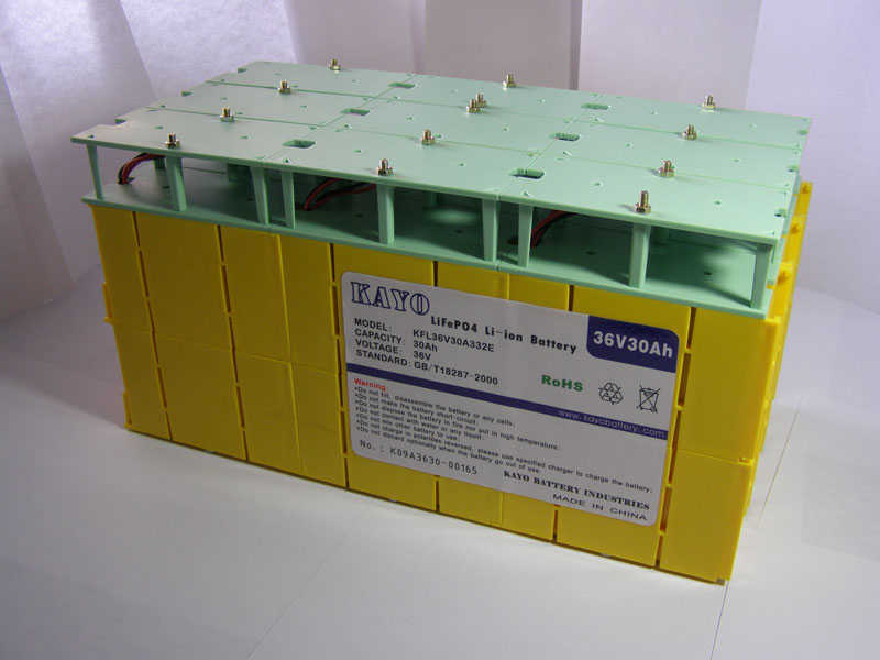 36V30AH LiFePO4 battery pack