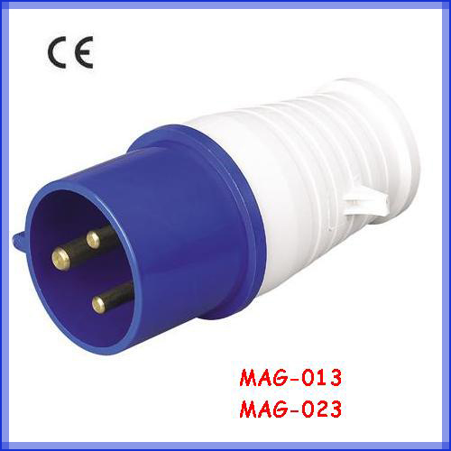 32A 220V 2P+E Industrial plug, cee plug, IEC 60309 plug IP44