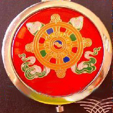 china tibet face-painting cosmetic mirror 166