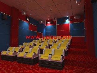 3D 4D 5D 6D Cinema Theater Movie Motion Chair Seat System Fu