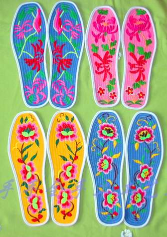 embroidery insole,shoe-pad,gifts,folk crafts,arts,handicraft