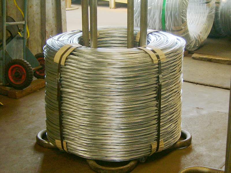 Galvanized steel wire for fish net