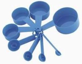 PP measuring cups & spoons