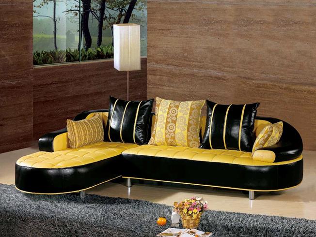 Leather sofa, modern sofa, L sharp sofa, sofa bed, furniture