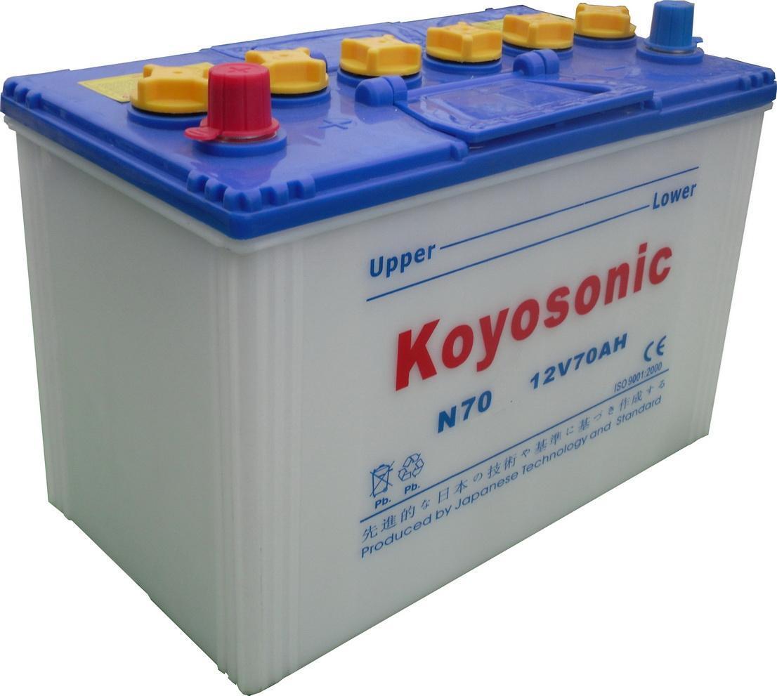 Dry charge car battery