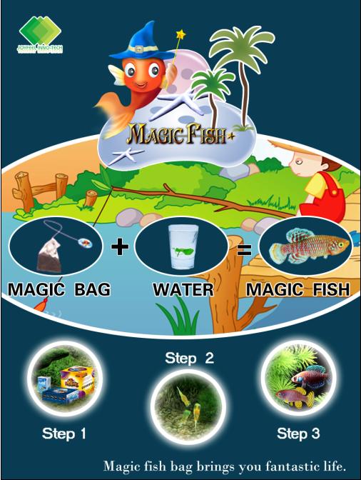 magic fish suitable for unique gift or office pet