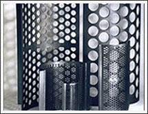 Hole-punching wire mesh