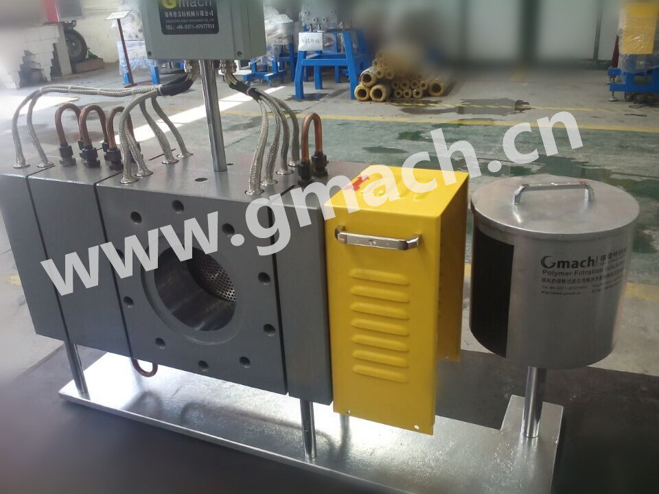 Automatic mesh belt screen changr filter for extruder