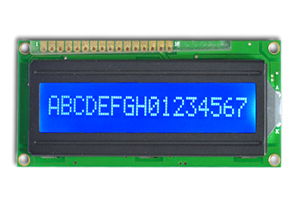 16x1 character lcd module display