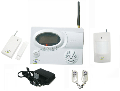 GSM alarm and phone line home security burglar alarm