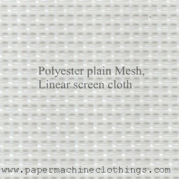 polyester plain woven fabric/polyester mesh/filter belt/filt