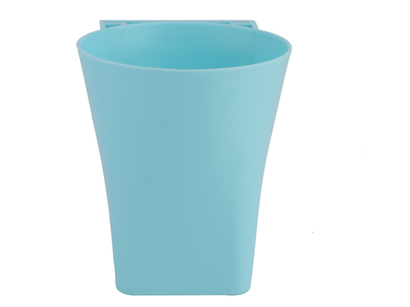 hanging flower pot with holder - cup shape