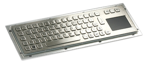 Stainless Steel Keyboard with Touchpad