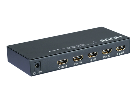 5 Ports HDMI Amplifier Switcher