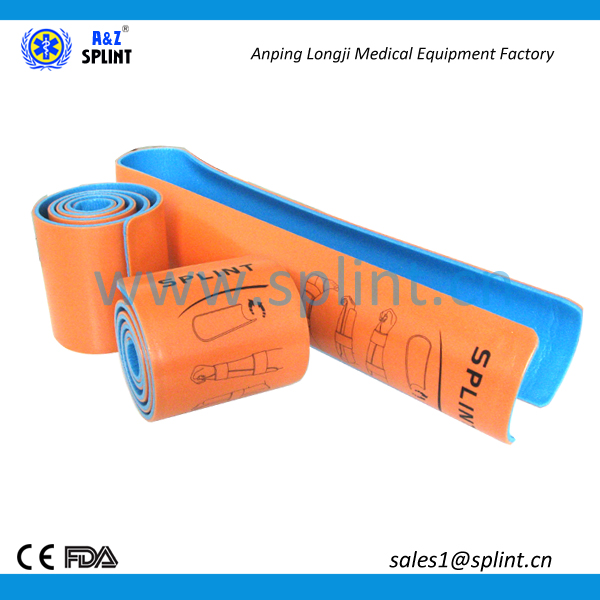 foam padded medical fracture splint for first aid