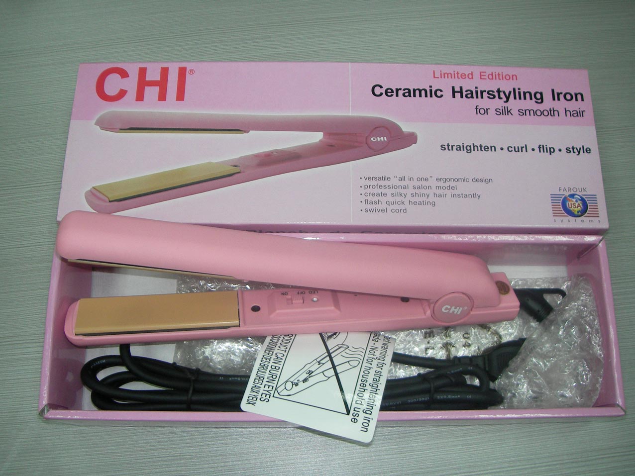 chi flat iron(pink)