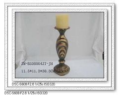 Supply candle holder,polyresin candle handle