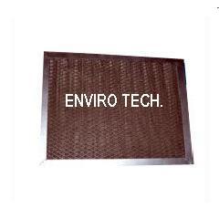 Wire mesh filters.