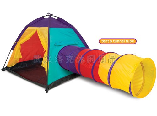 Kids Pop-up Play Tent and Tunnel Kit
