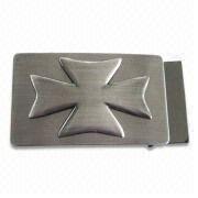 Two Parts Classic Buckle with Cross Sign
