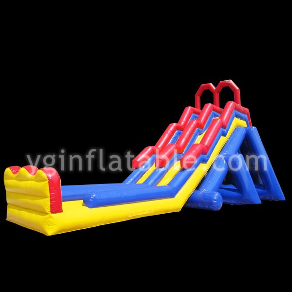 Large inflatable water slide