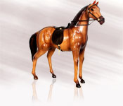 Stuffed Leather Animal Miniatures(Toys)-Horse