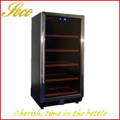 188liter stainless steel compressor wine fridge
