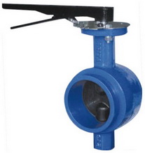 Grooved-end butterfly valve