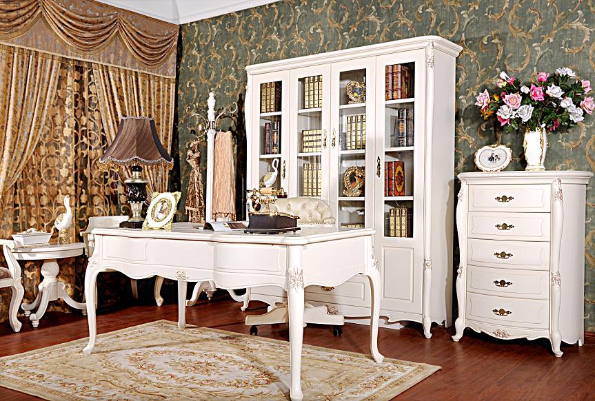 WTJ-205 Quiet Study Room Furniture&desk&bookcase