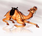 Stuffed Leather Animal Miniatures(Toys)-Camel