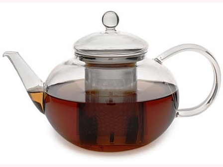 glass teapot