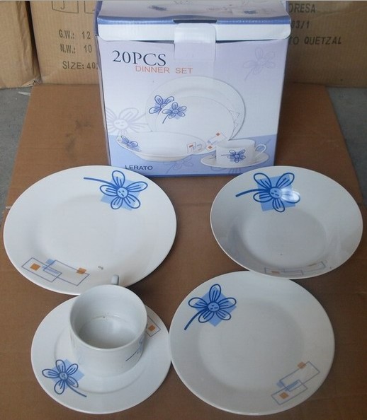20 pcs porcelain dinnerware