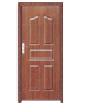 5panel pvc steel panel door