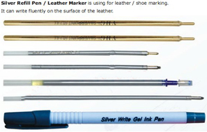 Silver Refill Pen For Leather Marking